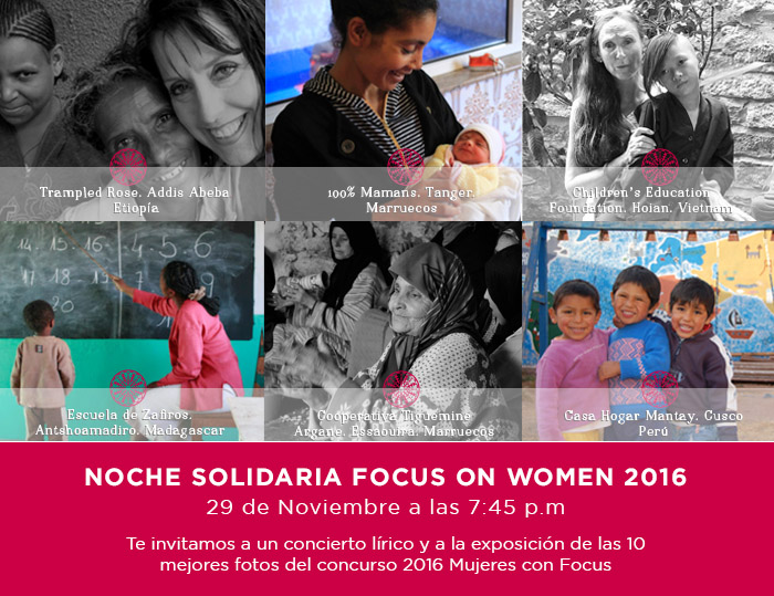 Noche Solidaria Focus on Women 2016