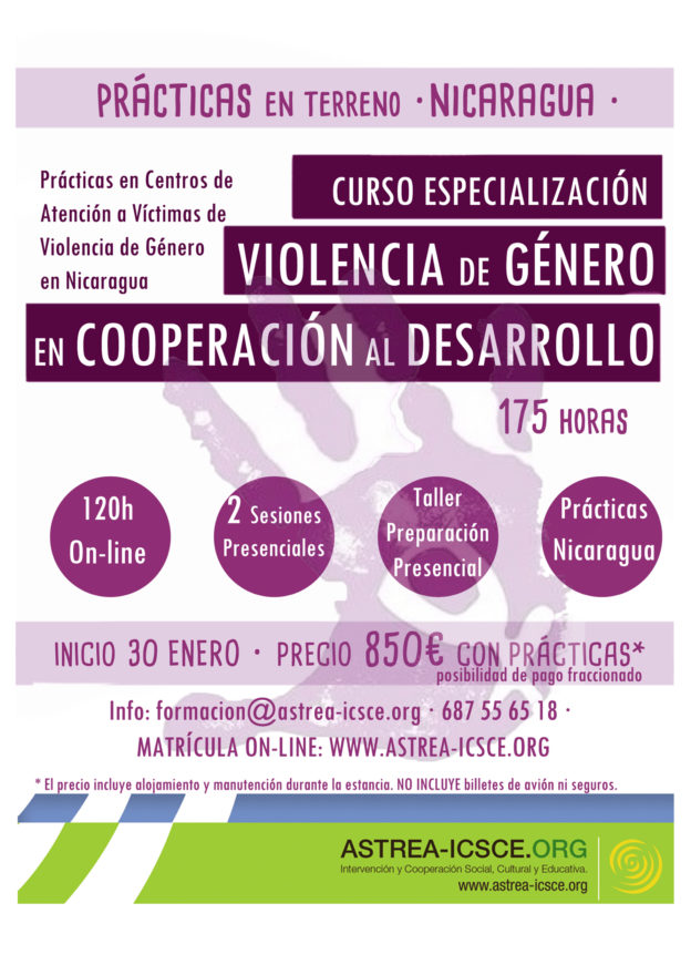 Curso Violencia de Género con prácticas en Nicaragua