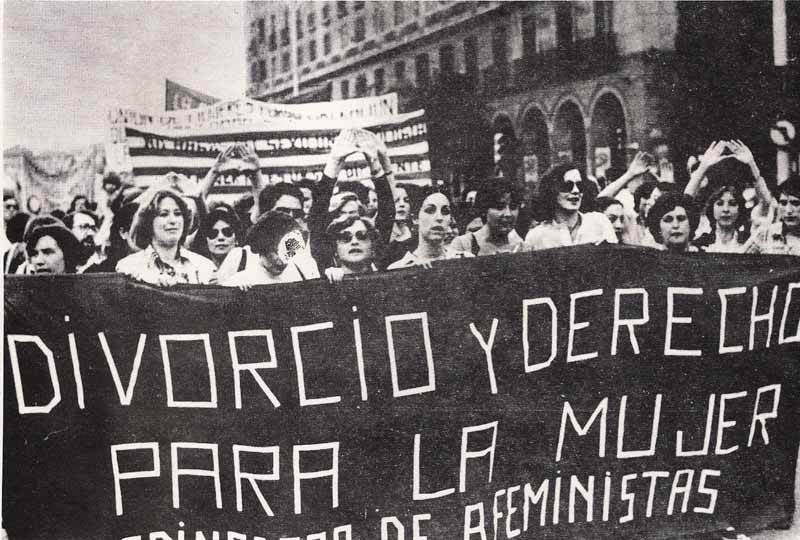 La transición del movimiento feminista en España